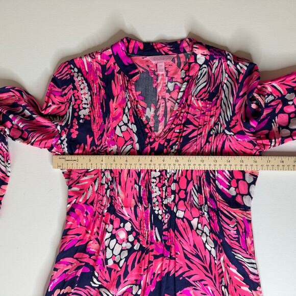 Lilly‎ Pulitzer Womens Sarasota Tunic in A Jungle In Here Sz XXS Vacation Preppy - Picture 10 of 11